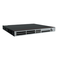 Commutateur d'accès Ethernet intelligent 24 ports POE S5735- S24P4X 10G Capacité VLAN QoS SNMP SFP Stock 100m Connecteur optique empilable