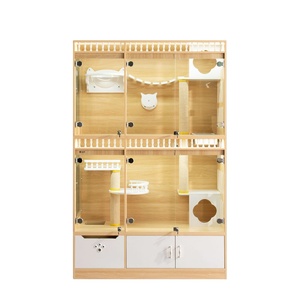 <strong>Cat</strong> Villa Animal Veterinary Supply Wooden Material <strong>Cat</strong> <strong>Cage</strong> Display <strong>Cage</strong> Commercial Small &amp; Large Dog Hotel <strong>Cat</strong> Hotel - Product Image 4