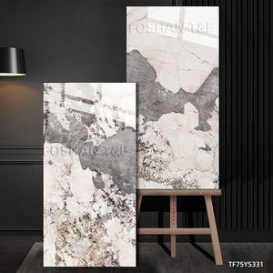 새로운 750x1500mm 럭셔리 현대 패턴 광택 도자기 석판 대리석 바닥 타일 인테리어 홈 장식 - Product Image 3