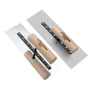 Truelle à plâtrer Tuosen en acier inoxydable, lame plate 101233, pour un travail de plâtrage lisse - Product Image 1