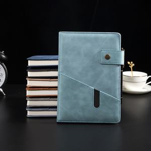 Fabricants de revues personnalisées A5 en cuir de haute qualité Cahiers de papeterie personnalisable Promotion Cuadernos Escolares Bloc-notes - Product Image 2