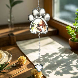 Attrape-soleil <span class=keywords><strong>en</strong></span> cristal Cœur Ailes d'Ange pour vitre de voiture, jardin, cadeau personnalisé commémoratif pour animal de compagnie, cadeau de condoléances, cadeaux prisme créateur d'<span class=keywords><strong>arc</strong></span>-<span class=keywords><strong>en</strong></span>-<span class=keywords><strong>ciel</strong></span> - Product Image 5