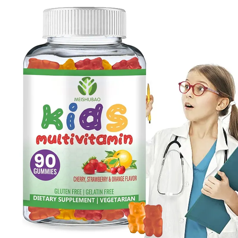 Vente de gros Bonbons multivitaminés personnalisables pour enfants Bonbons à la vitamine B12 Bonbons multi-vitaminiques pour enfants