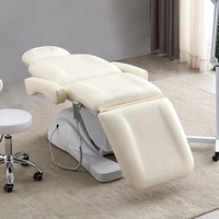 Tête de salon spa chaise de massage réglable électrique visage cils incurvés lit de beauté