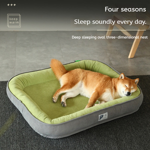 Gran oferta de perrera pequeña para perros y gatos, caja Universal para perrera para mascotas de cuatro estaciones con alfombrilla de tela lavable extraíble para embalaje de viaje en casa - Product Image 5
