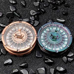 Roulette ronde en cuivre ancien à 20 faces pour adulte D20 aléatoires Dés en métal du MDN pour <span class=keywords><strong>jeu</strong></span> de rôle - Product Image 5