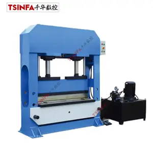 CE / ISO9001 certification large table size hydraulic bending machine price 100 / 150 ton double cylinder gantry hydraulic press