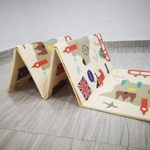 Gateando espuma suave niños grandes niños pequeños bebé jugar rompecabezas impermeable plegable alfombrilla de <span class=keywords><strong>suelo</strong></span> plegable para chico - Product Image 3