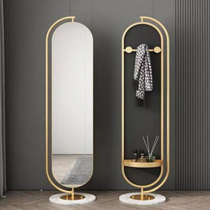 Cong đầy đủ chiều dài sàn gương kiểu dáng đẹp freestanding Vanity gương cho phòng ngủ & phòng thay đồ trang trí nội thất - Product Image 2