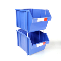 Bac de rangement en plastique empilable de forme rectangulaire, injection pour pharmacie médicale, poste d'infirmière, hôpital, stockage de médicaments