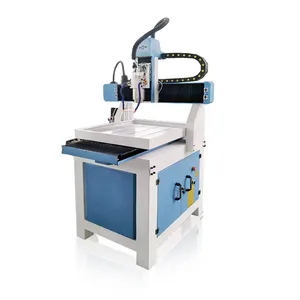 Mini cnc wood carving machine 6060 aluminum table small cnc metal gold engraving machine