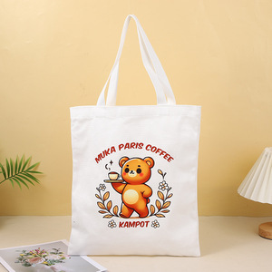 Bolsas de Compras de Lona de Gran Capacidad con Impresión Personalizada Promocional, Bolsas de Mano de Algodón Náuticas para Mujer - Product Image 5