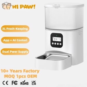 Fabrika yeni varış akıllı evcil hayvan besleyici 5G App Wifi kontrol kamera görüş ile otomatik evcil hayvan besleyici 3L otomatik köpek kedi besleyici - Product Image 1