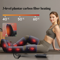 Bottes de compression d'air pour masseur de jambes de soulagement avec pressage de pétrissage Shiatsu pour les douleurs musculaires et la douleur