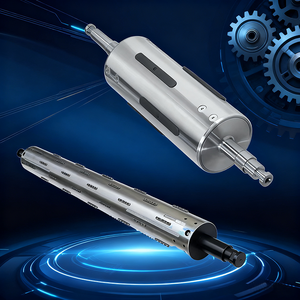 Пневматический вал с полным набором ключей для текстильных машин, стандарт ISO, подшипник 45 #   Сталь/Алюминий, 12 месяцев - Product Image 2