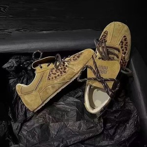 Phụ Nữ Retro Lật Leopard In Đào Tạo Giày Cho Mùa Thu Mới Chống Cháy Nổ Tất Cả Các Trận Đấu Thể Thao Giản Dị Sneakers Ren-up - Product Image 6