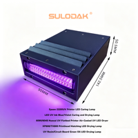 Lámpara de curado UV LED de 395nm para impresora plana Epson I3200UV Norcolor, inyección de tinta en línea Ricoh G5 G6, precurado de resina UV, aceite verde