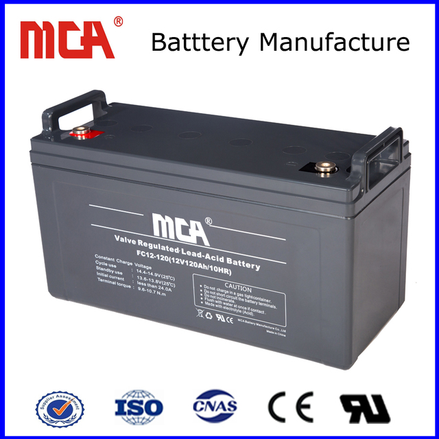 MAC FC12-120 VRLA Lead Acid Batteries 2V/6V/12V 80-200Ah 10-Year Lifetime Solar Energy Storage Home Appliances Electric Boats