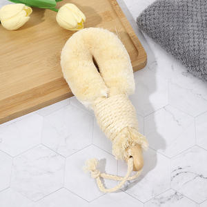 サイザル用バスブラシキャディー泥除去手持ち式マッサージシャワー洗浄ツール - Product Image 2