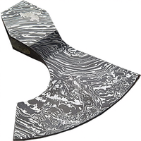 Hache à double lame en acier Damas de qualité industrielle, fabriquée sur mesure par Jahangir Enterprise, avec manche en bois, motif Viking, pour l'extérieur, modèle 4
