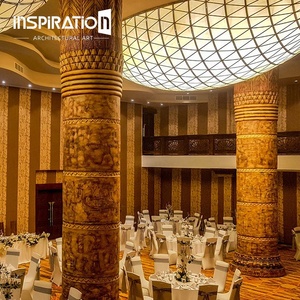 Cảm hứng gfrc nhà sản xuất thực hiện dự án nhà hàng Vòng Roman sa thạch trụ cột trắng sợi thủy tinh cột - Product Image 5