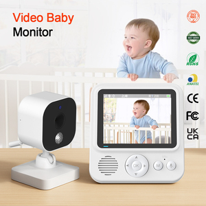 Moniteur Bébé Audio Vidéo avec Caméra 720P et Écran 2.8 Pouces, Vision Nocturne, Alerte Pleurs, Surveillance Sommeil et Température – Meilleur <span class=keywords><strong>Prix</strong></span> - Product Image 1