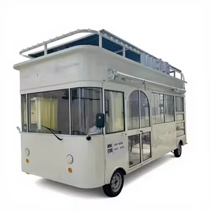 Carrito de Comida Eléctrico Retro, Totalmente Equipado, Remolque de Comida Vintage en Venta, Camioneta de Comida Rápida y Helados - Product Image 1