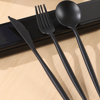 Vente en gros de 12/24/36 pièces de couverts en plastique réutilisables sans BPA, cuillère, couteau, fourchette, couverts en plastique pour pique-nique, fête de Noël
