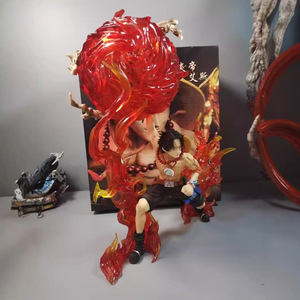 Figura de <span class=keywords><strong>Anime</strong></span> Ace de PVC de 33 cm, Estatua Coleccionable de Alta Definición con Efecto de Fuego Dinámico para Exhibición en Vitrinas, Colección para Fanáticos - Product Image 5