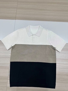 <span class=keywords><strong>2026</strong></span> 트렌드 남성 여름 비스코스 혼방 스트라이프 니트 폴로 셔츠 - Product Image 6