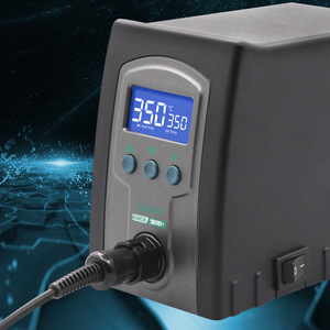 Station de Soudage à Haute Fréquence Quick 969A+ 969B+ 969D+ avec Fer à Souder à Température Contrôlée Numériquement et Pointe Conique - Product Image 2