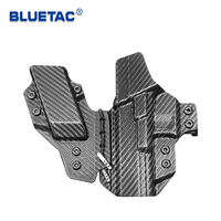 Bluetac Nouvelle Version Étui Tactique IWB pour Arme avec Pochette de Chargeur Intégrée Combo Holster de Ceinture en Fibre de Carbone