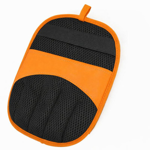 Gant de toilettage pour animaux Keguang, noir et rose, en velours, forme arquée, 23x17, pour grands chiens - Product Image 3