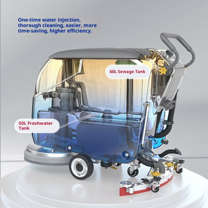 Autolaveuse industrielle électrique commerciale autoportée trois-en-un, nouvelle génération, pour le lavage et le nettoyage, capacité de 3200 mètres carrés par heure - Product Image 4