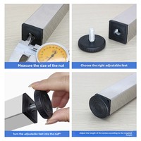 M8M6 Maßgefertigter Kunststoff-Sternknopf für Zeitgenössische Möbel für Kleiderschrank Schublade Schrank Badezimmer & Wohnzimmer