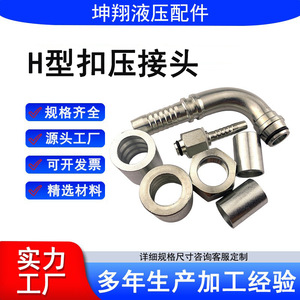 Raccord de tuyau hydraulique en acier inoxydable 304 316, connecteur fileté, coude haute pression - Product Image 5