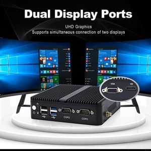 Weidian Win 11 Pro N100มินิพีซีอุตสาหกรรม, หน่วยความจำขนาดเล็ก8GB RAM 256GB SSD 2xcom RS232 2xgigabit LAN 2 xdisdisplay HD VGA 32GB 4GB - Product Image 5