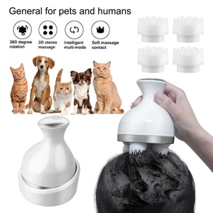 Home Use Dog Hair Care Vibrating Electric <b>Pet</b> Head Massager <b>Brush</b> Cat Scalp Massage Machine - Product Image 6
