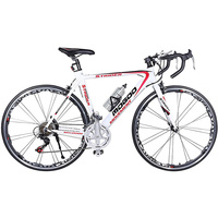 Vélo de route super léger entièrement en fibre de carbone vélo de course 700C en stock vélo de route en carbone 21 vitesses complet