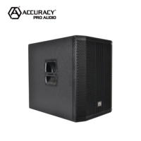 Subwoofer Activo de 15 Pulgadas con Amplificador Clase D AC35TD3-Bass de Accuracy Pro Audio, con Procesador de Señal Digital DSP
