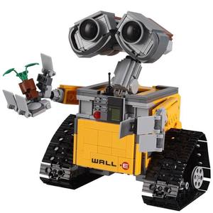 Blocs de construction en plastique compatibles transfrontaliers pour <span class=keywords><strong>robot</strong></span> WALL-E <span class=keywords><strong>WALI</strong></span>, jouets de puzzle à assembler, modèle de jouets, cadeau pour enfants, boîte colorée - Product Image 5