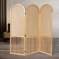 Bouclier d'entrée mobile pliable de conception moderne de cloison d'écran de rotin français pour la maison B & B l'hôtel ou les occasions de mariage