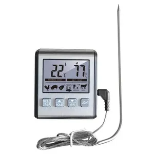 Thermomètre numérique <span class=keywords><strong>professionnel</strong></span> pour viande et aliments TP710 avec minuterie et alarme - Product Image 1