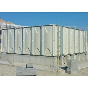 SMCFRPグラスファイバーGRP断面貯水タンク断熱アーキテクチャ建物長方形飲料水タンク