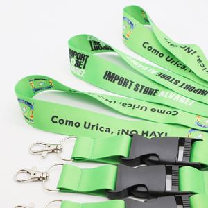 Custom <b>Polyester</b> <b>Lanyard</b> Heat Transfer Printing Sublimation Logo Event Conference Badge Reel Clip Strap <b>Lanyard</b> - Product Image 3