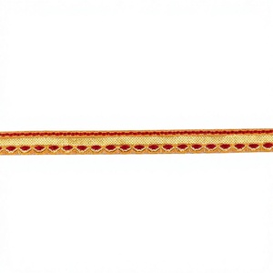 Fil de broderie cérémoniel fait main en fil bouillon, tressé sur mesure, couleurs or et rouge, QUICK WAY INDUSTRIES, livraison rapide - Product Image 1
