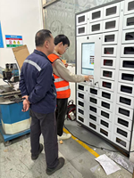 Casier intelligent de pesage pour usine, stockage de pièces C, détection de poids, suivi des stocks en temps réel, casier de récupération d'outils industriels