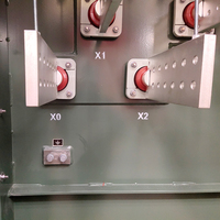 Transformateur triphasé monté sur socle à alimentation en boucle, conforme aux normes ANSI IEEE, 300, 500, 750, 1000 kVA, pour la distribution d'énergie