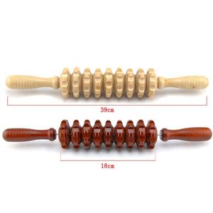 Rodillo de masaje de madera de alta calidad, masajeador de piernas personalizado, venta al por mayor - Product Image 4