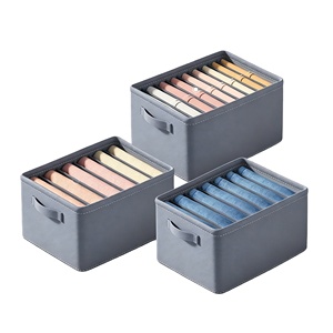 Caja de Almacenamiento Plegable de Gran Capacidad para Ropa Interior, Organizador de Cajones, Contenedores de Tela, Cestas para el Dormitorio - Product Image 1